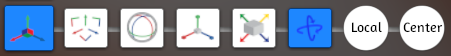 Transform Menu, Rotation Value