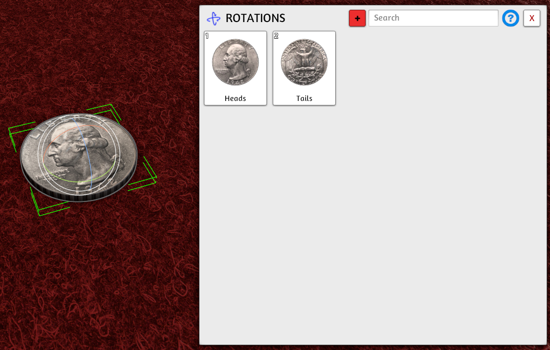Rotation Value Menu